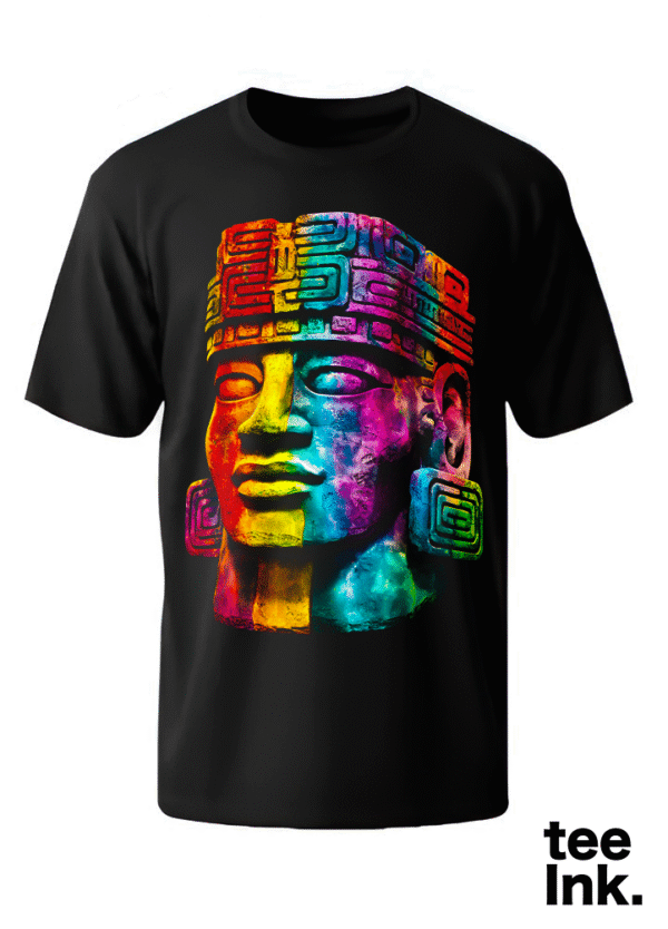 Playera o Camiseta Cabeza Azteca