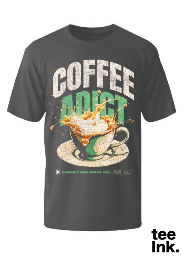 Playera o Camiseta Coffee Adict